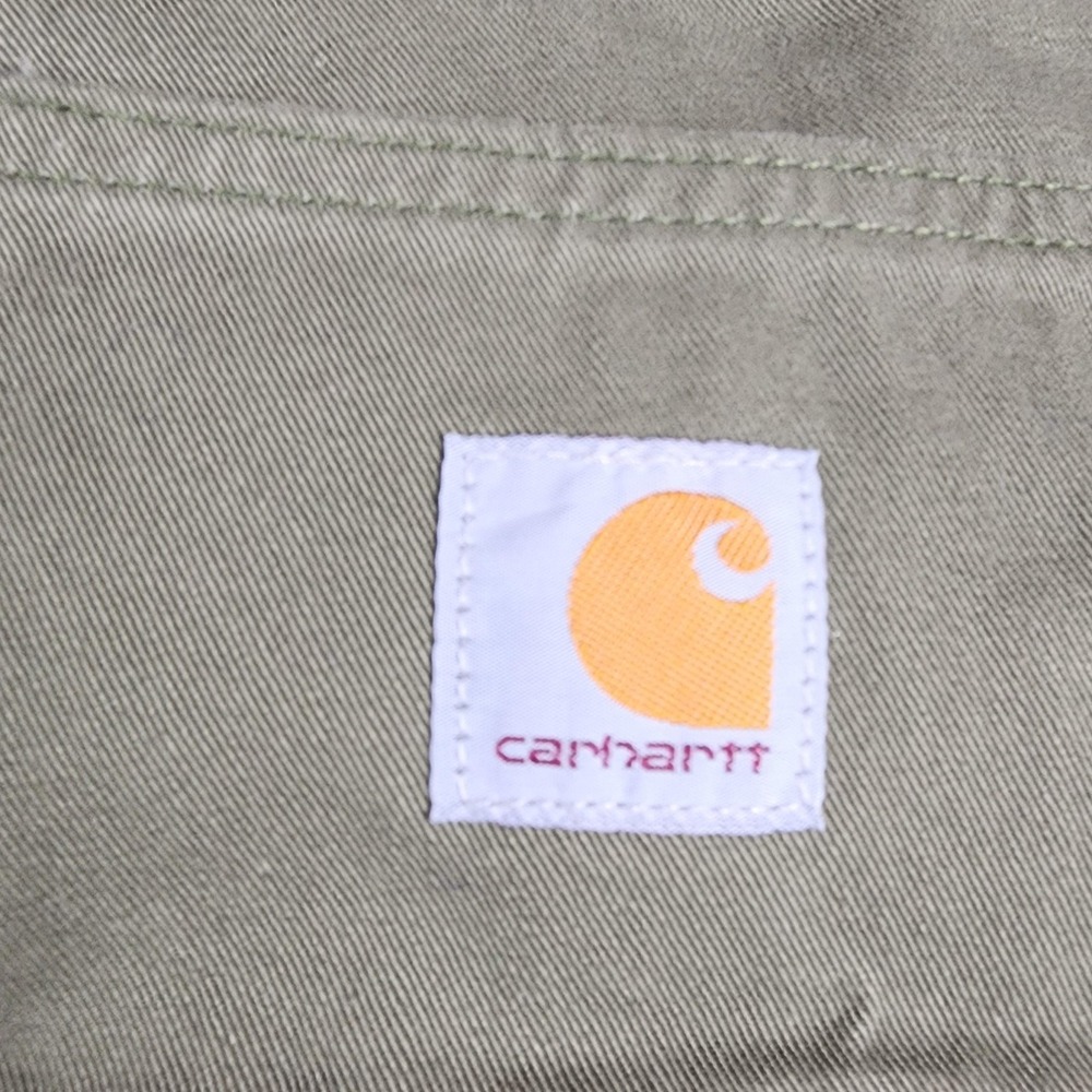 Carhartt Pants Mens 40x32 Green Relaxed Fit Twill Utility Workwear Carpenter - Picture 11 of 12